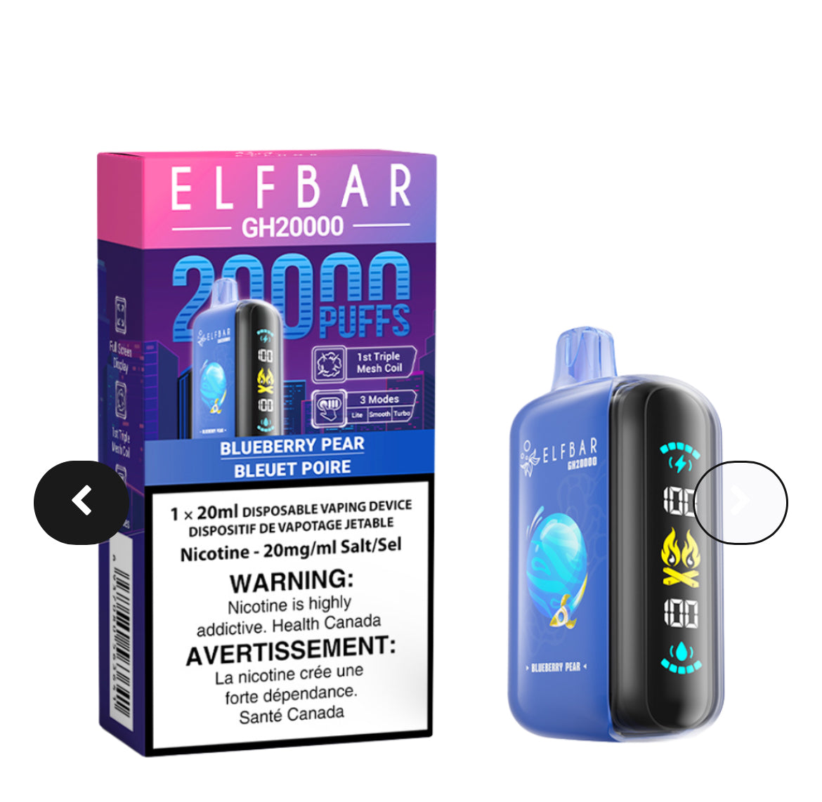 ELF BAR GH 20000 puffs (NEW!!)