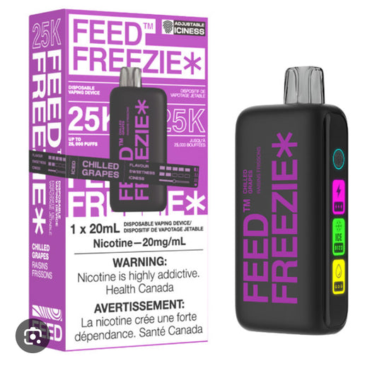 FEED FREEZIE 25000 PUFFS DISPOSABLE VAPE