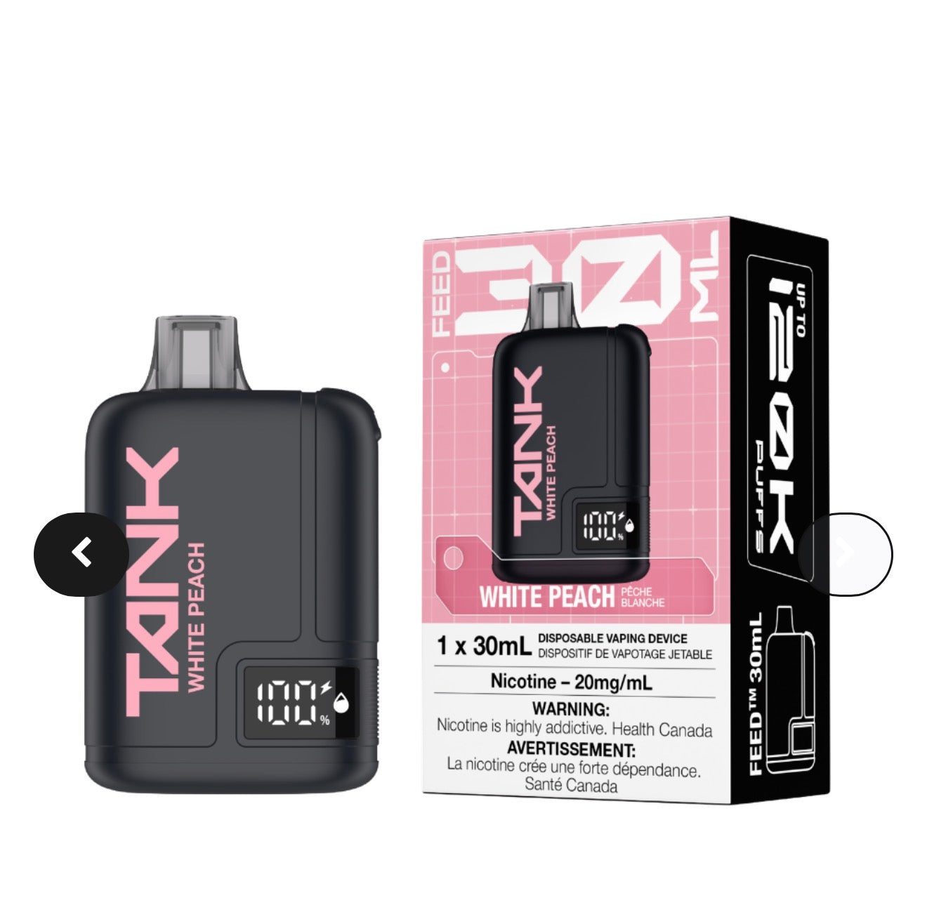 FEED Tank 120K Disposable Vape