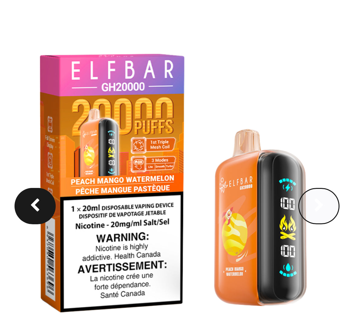 ELF BAR GH 20000 puffs (NEW!!)