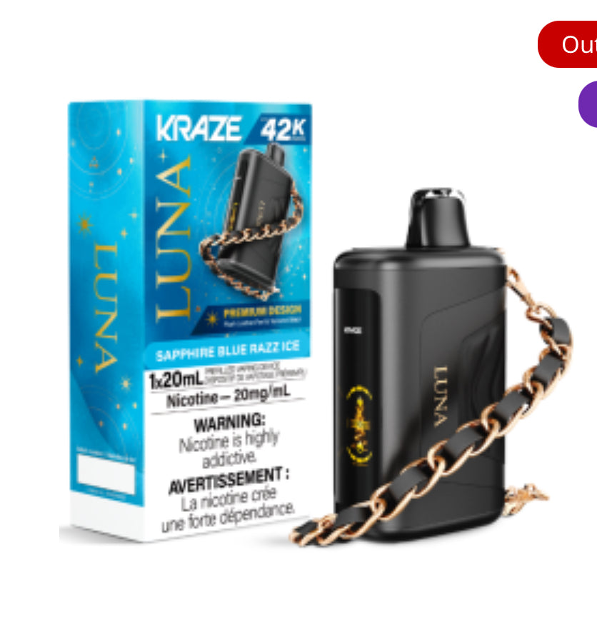 KRAZE 42000 Puffs LUNA - DISPOSABLE VAPE