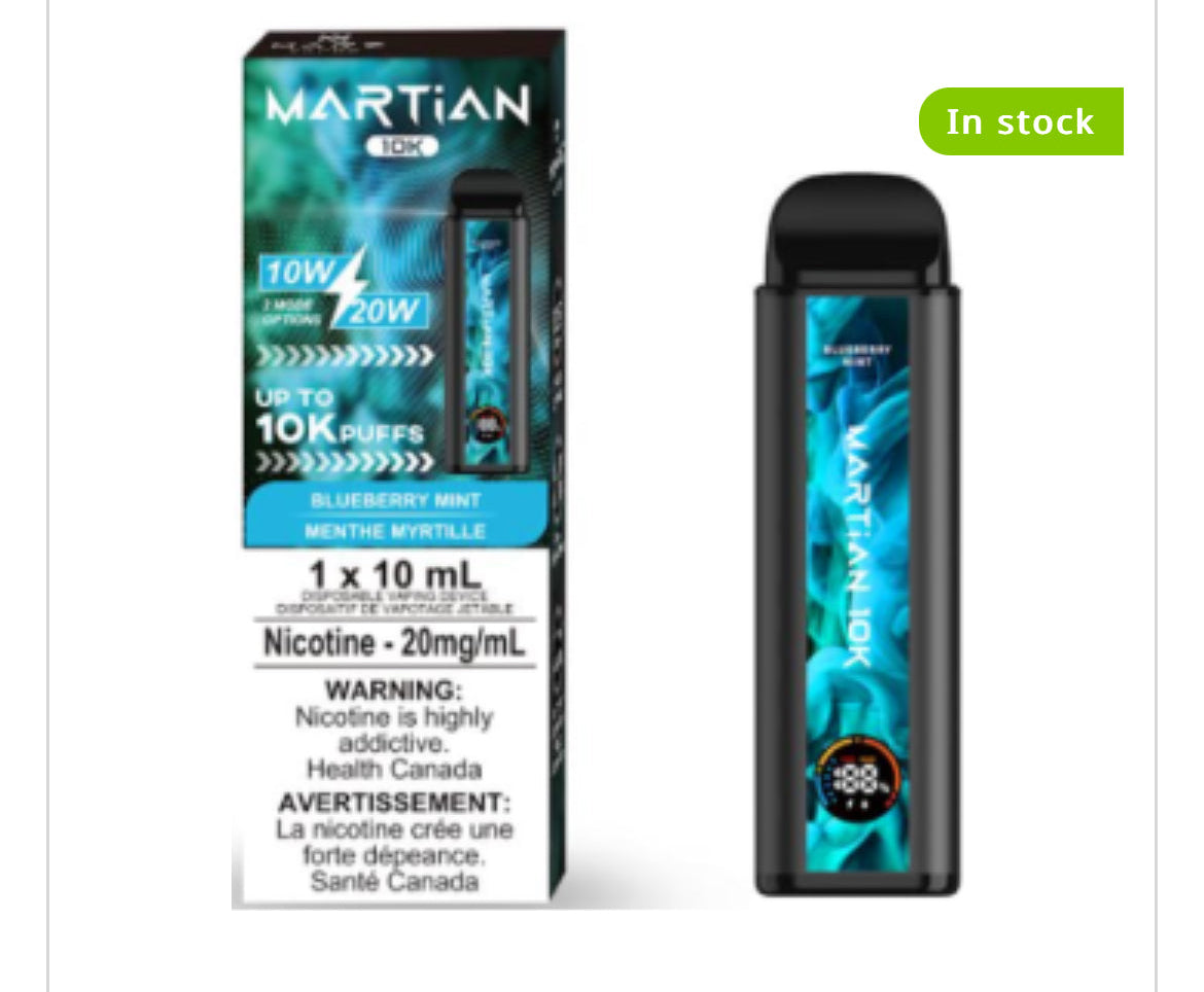 MRTIAN DISPOSABLE VAPE 10000 PUFFS - NEW!!!!