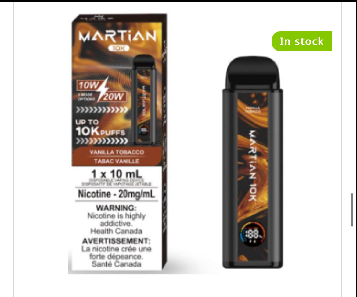 MRTIAN DISPOSABLE VAPE 10000 PUFFS - NEW!!!!