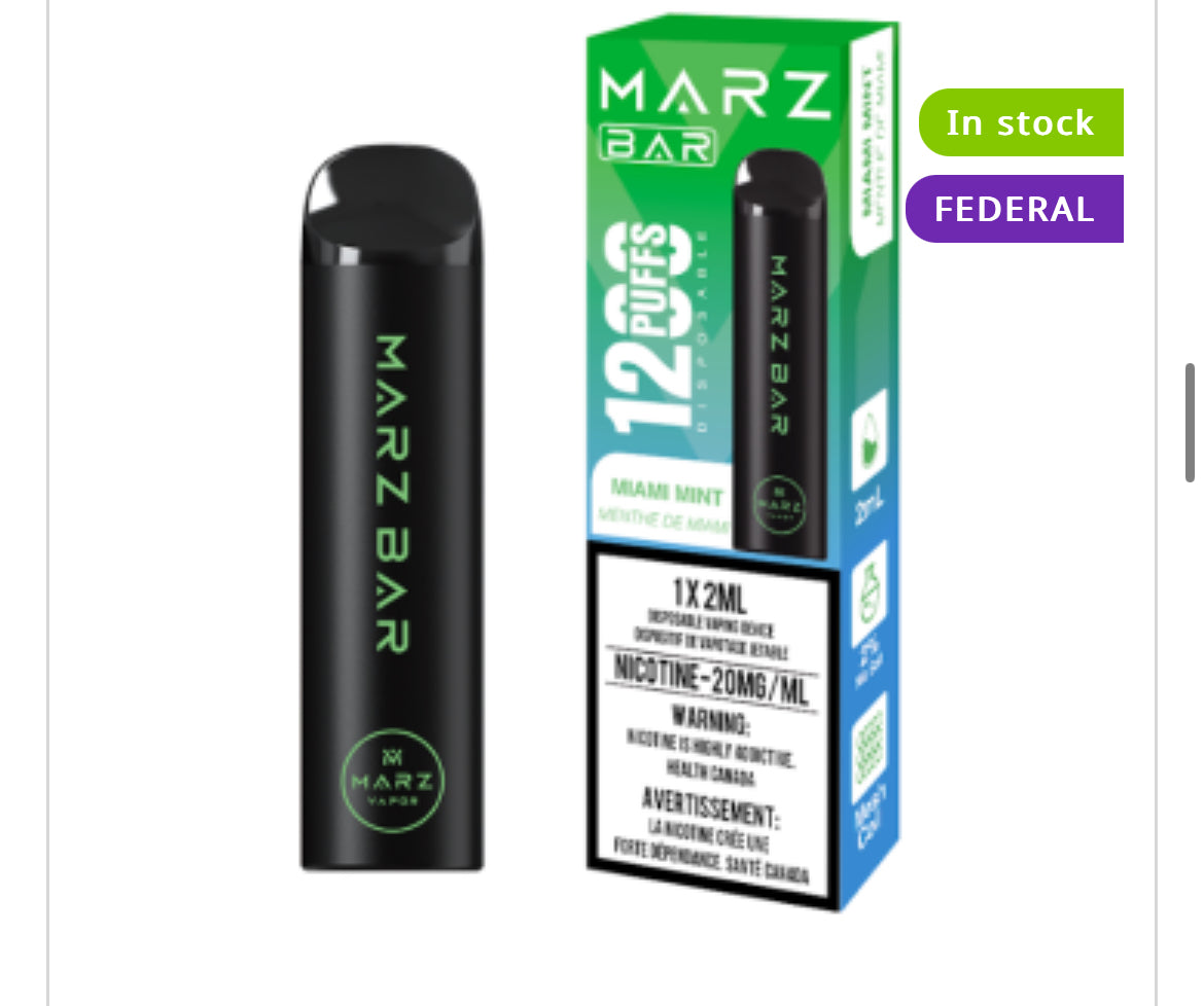 MARZ BAR -1200 PUFFS