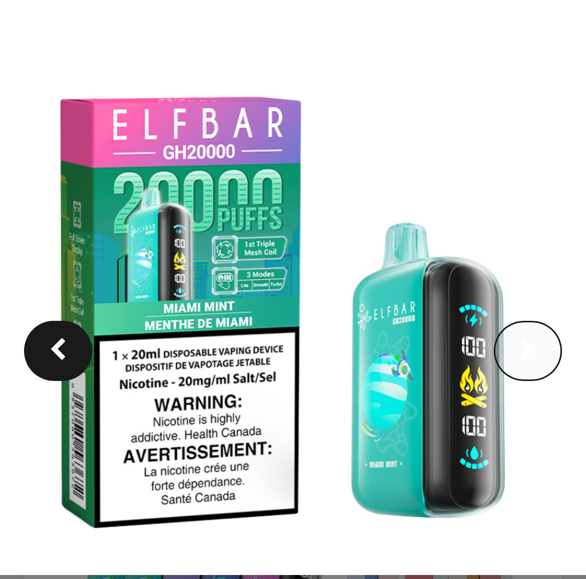 ELF BAR GH 20000 puffs (NEW!!)