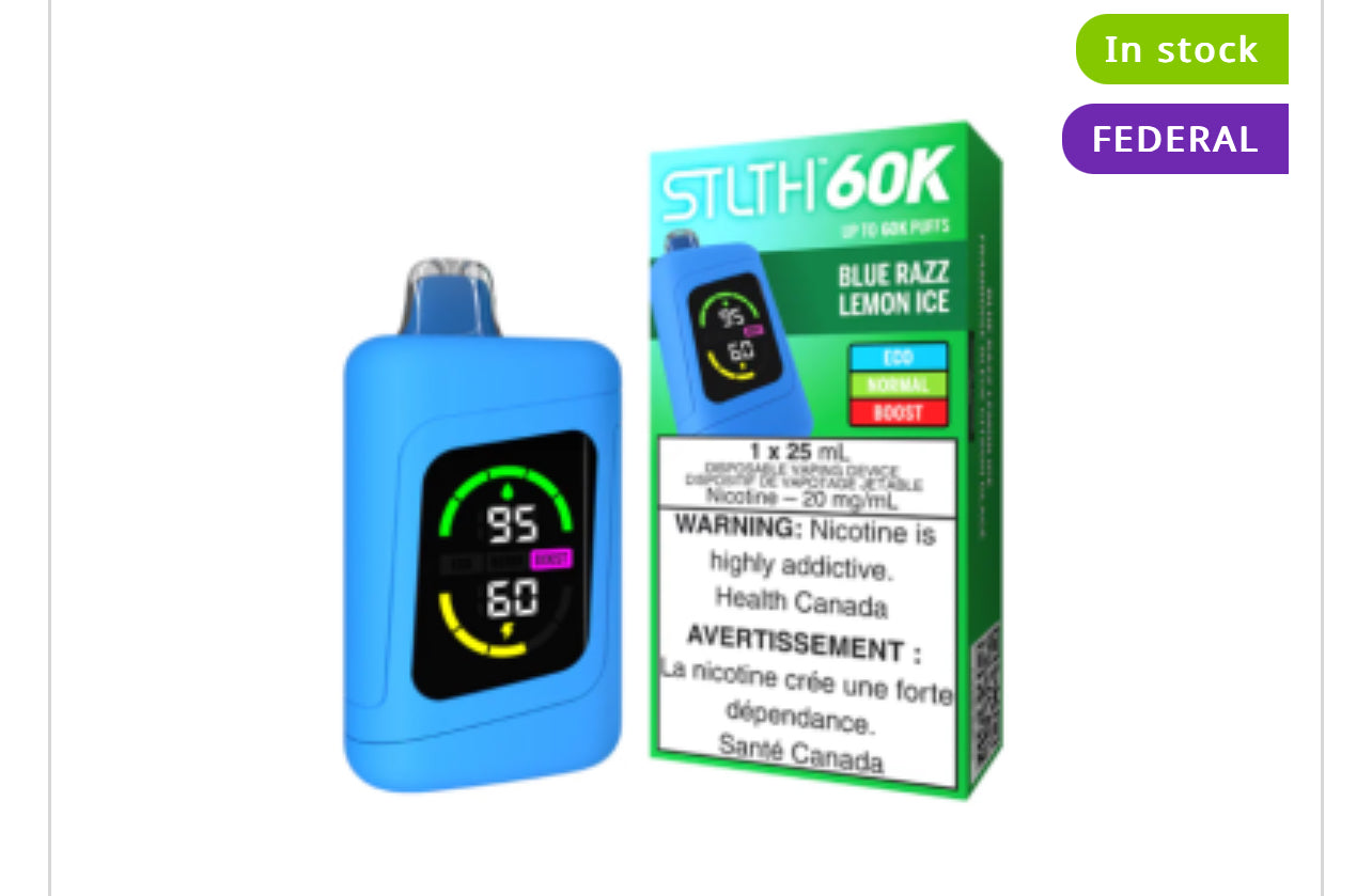 STLTH 60K - up to 60k puffs