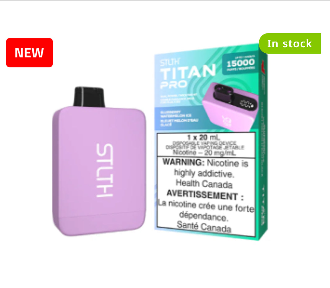 STLTH TITAN PRO -15000 Puffs (disposable vape)