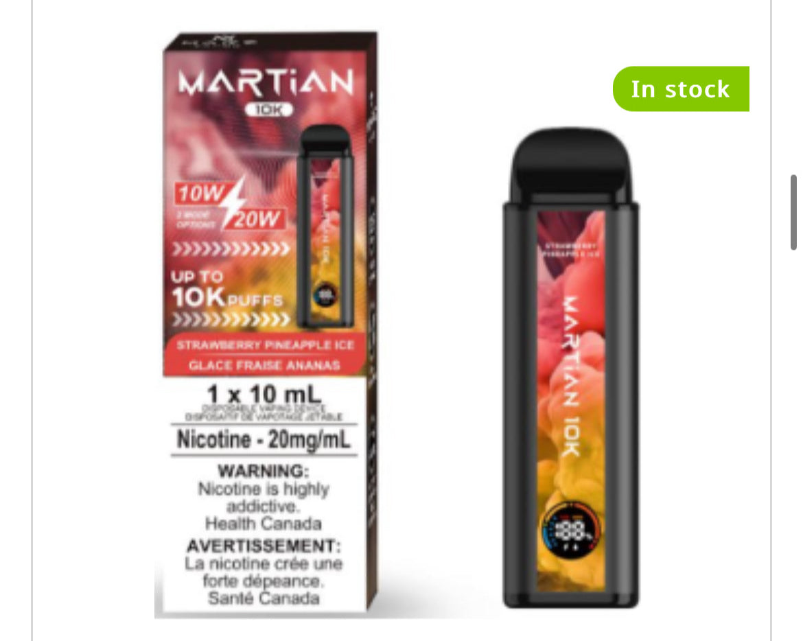 MRTIAN DISPOSABLE VAPE 10000 PUFFS - NEW!!!!