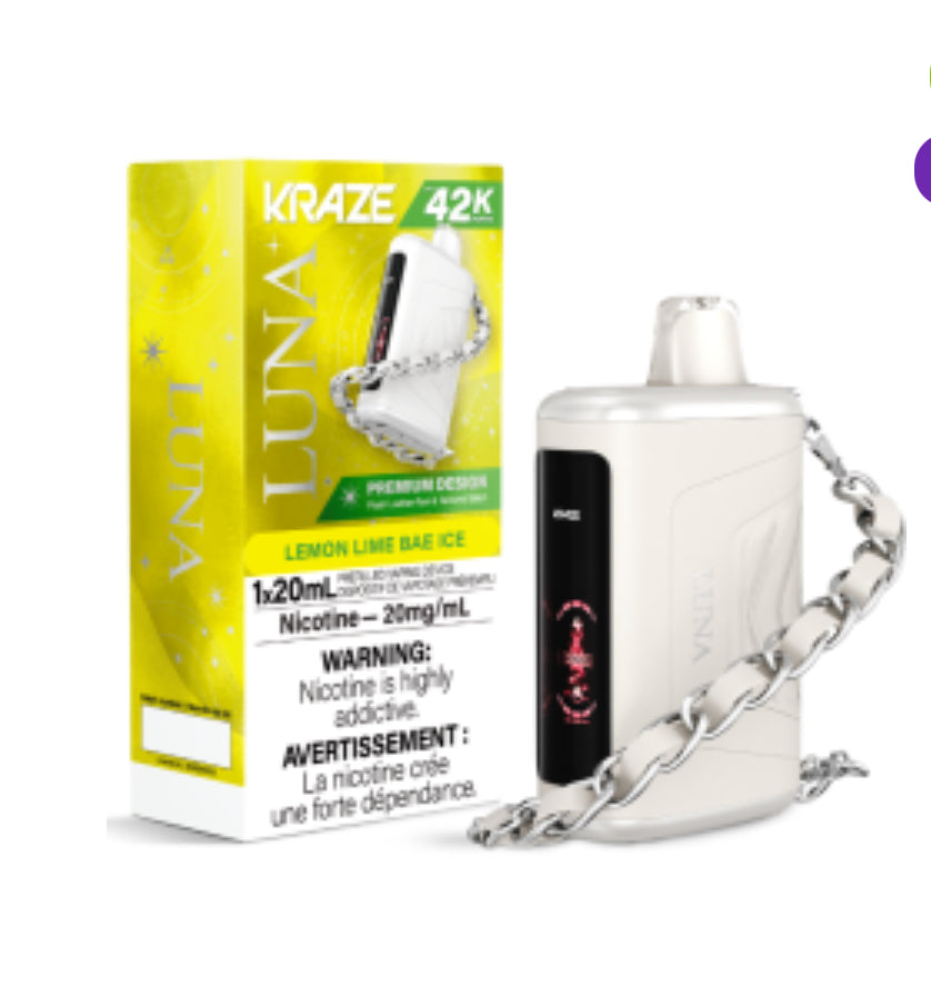 KRAZE 42000 Puffs LUNA - DISPOSABLE VAPE