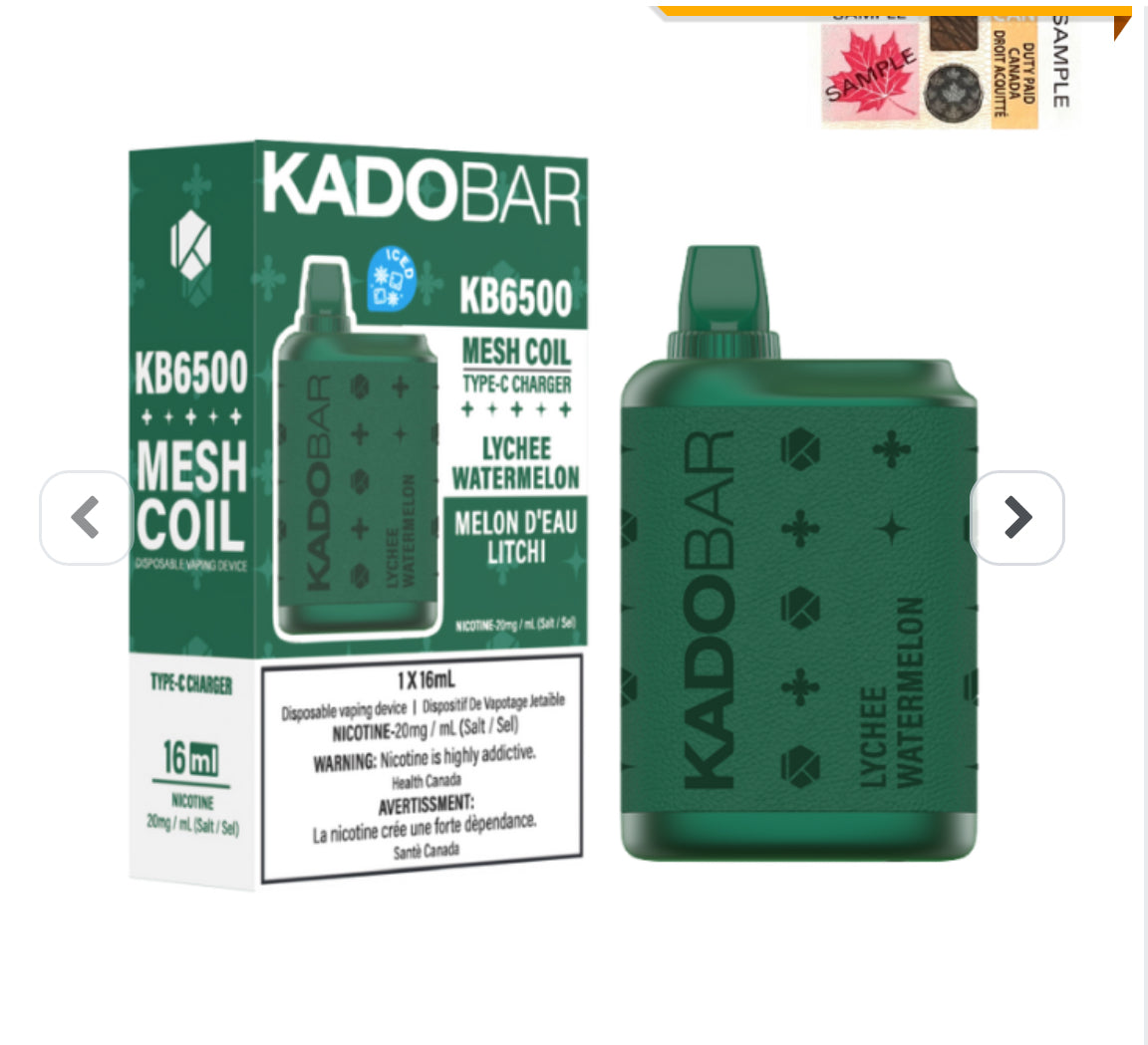 KADO DISPOSALS 6500 Puffs SPECIAL PRICE!!!!!