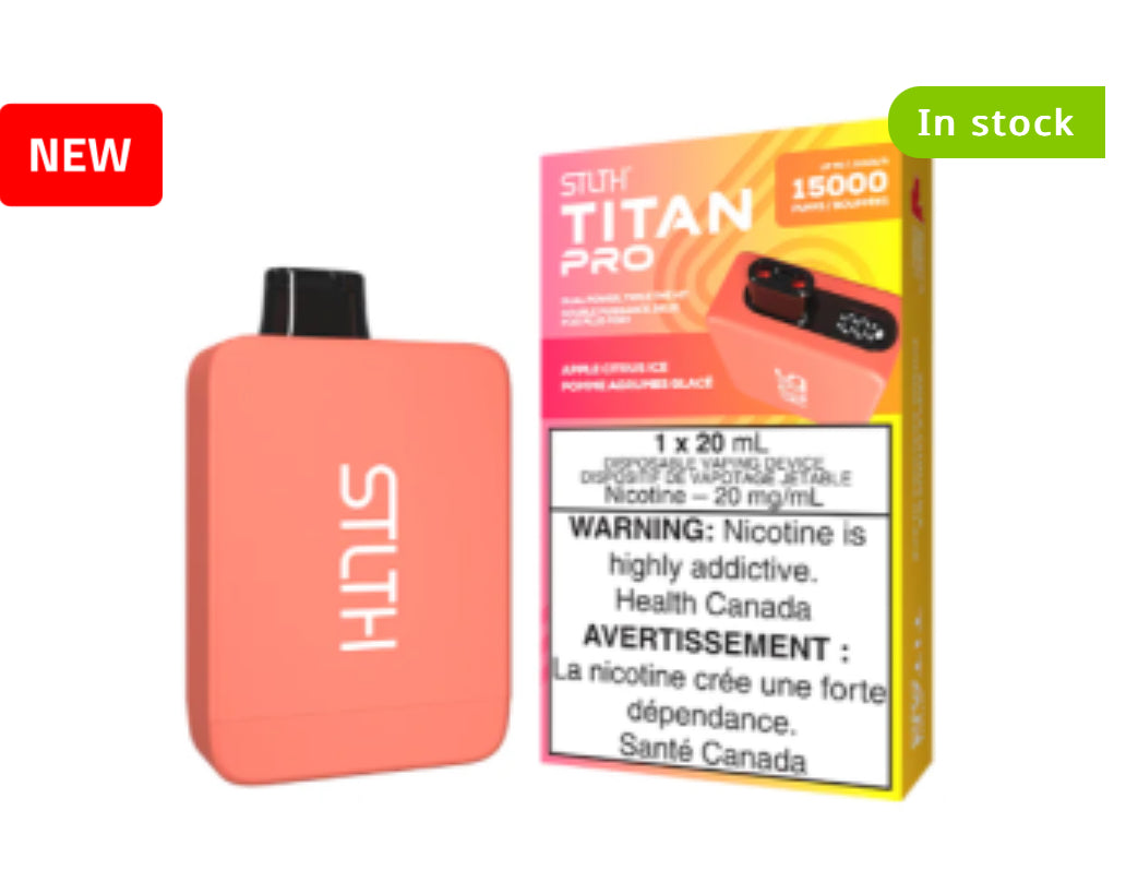 STLTH TITAN PRO -15000 Puffs (disposable vape)