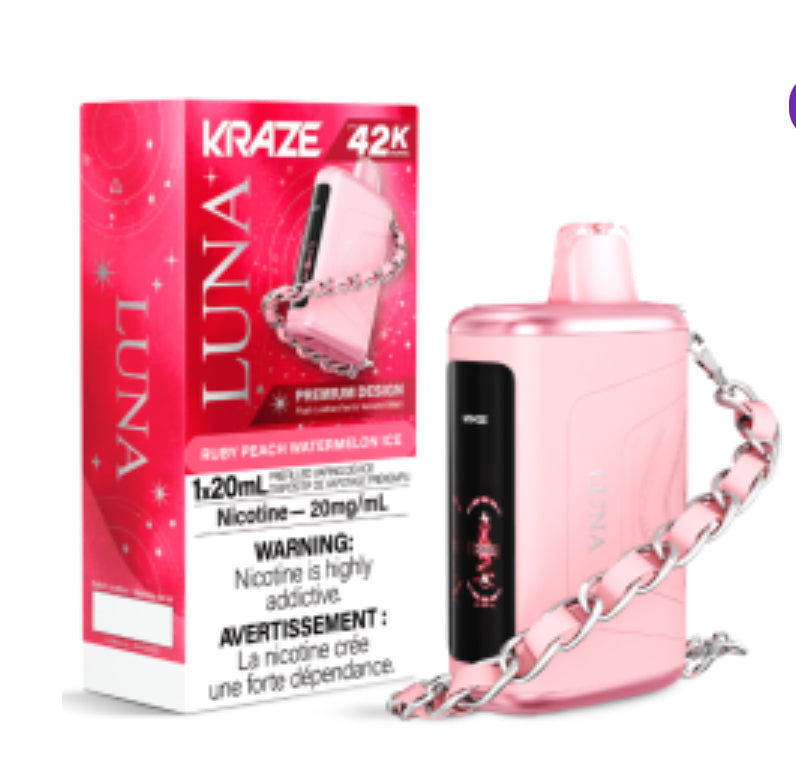 KRAZE 42000 Puffs LUNA - DISPOSABLE VAPE