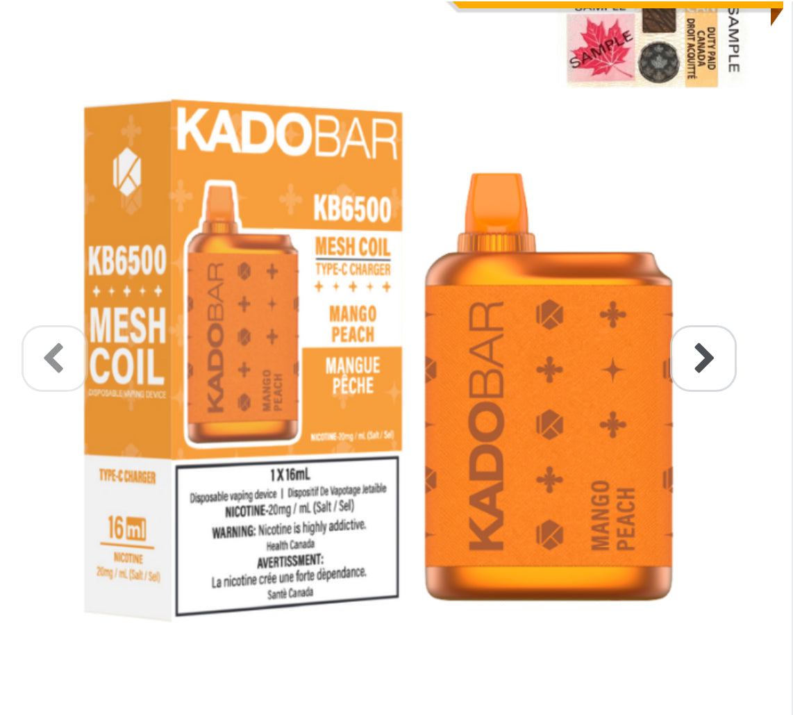 KADO DISPOSALS 6500 Puffs SPECIAL PRICE!!!!!